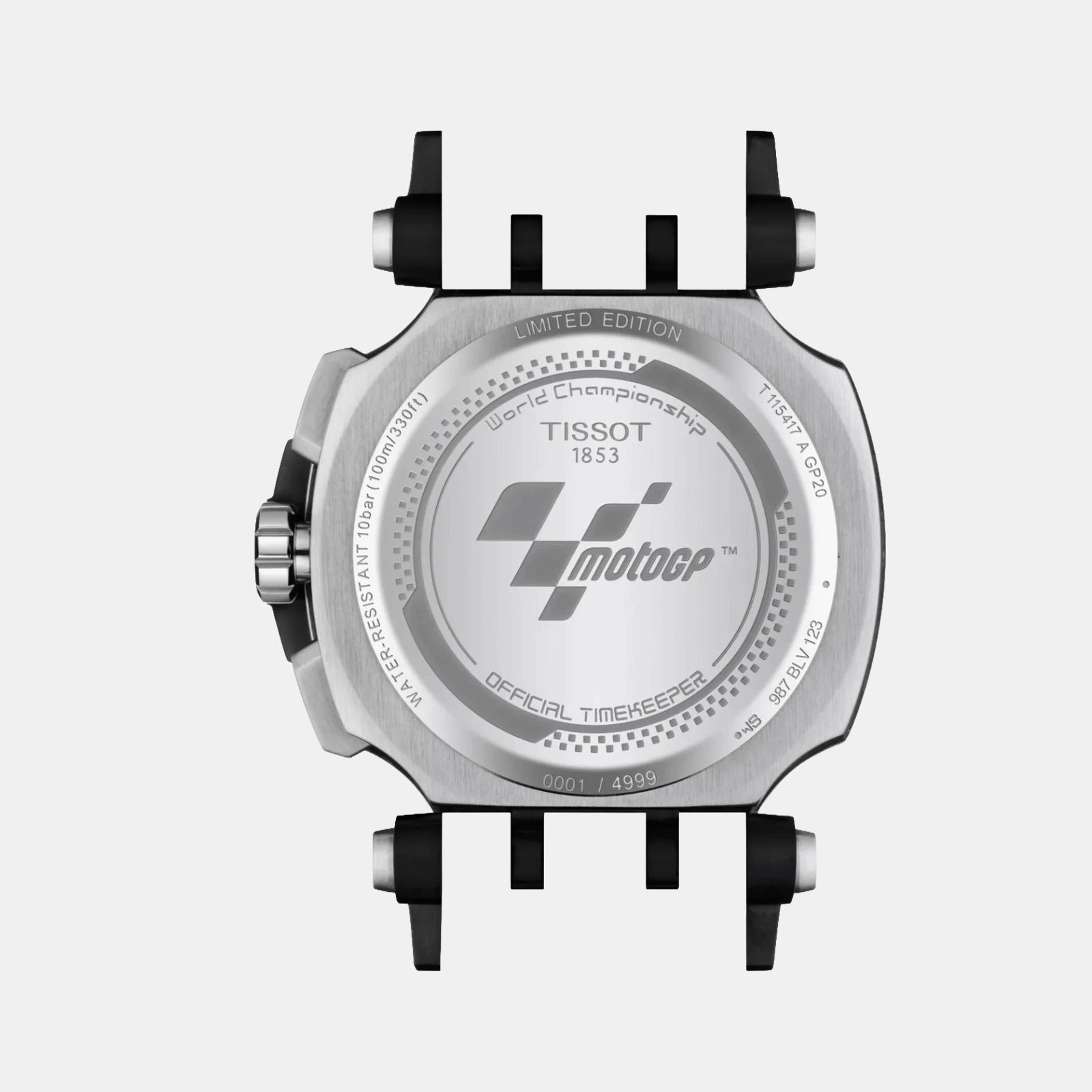 T-Race MotoGP Limited Edition Men Quartz Black Dial Chronograph Leather Watch T1154172705101