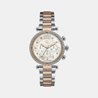 GC Round White Chronograph watch