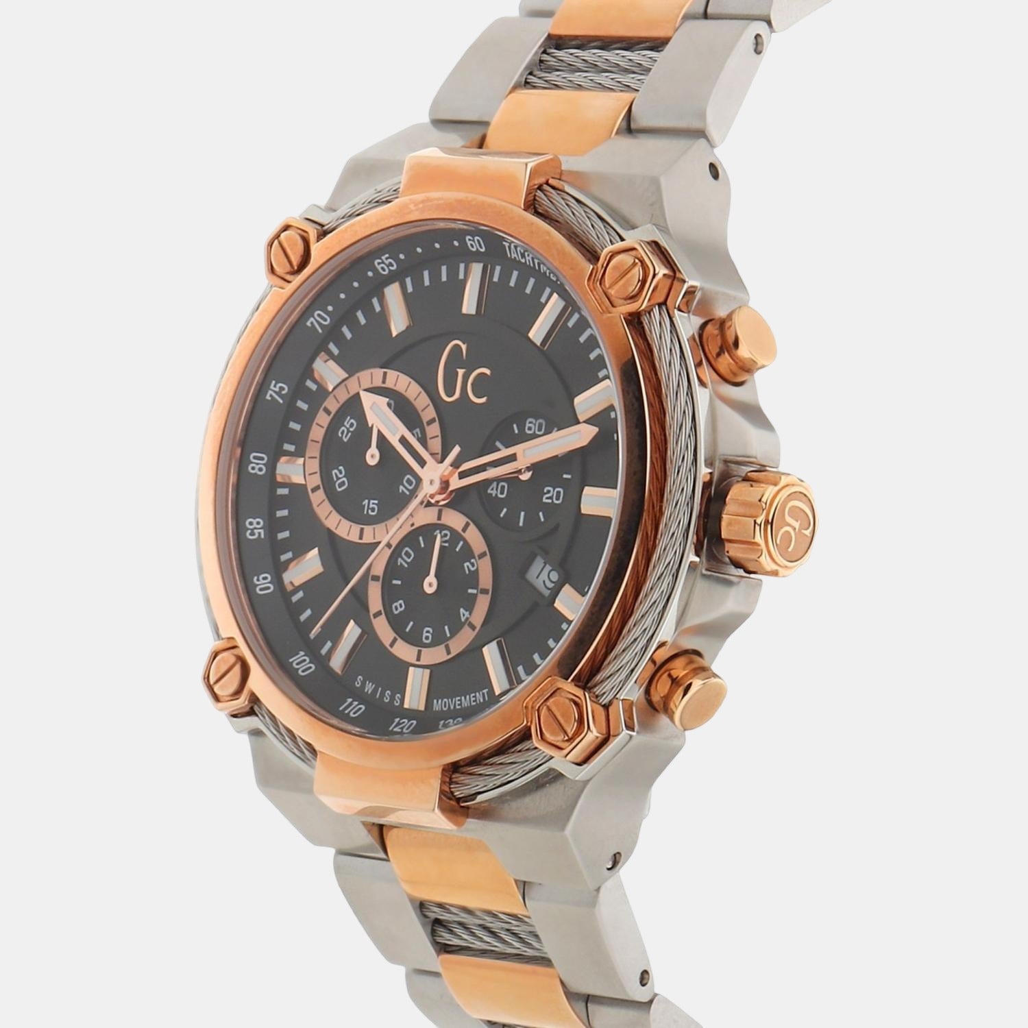 GC Stainless Steel Round watch