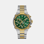 GC Round Green Chronograph watch