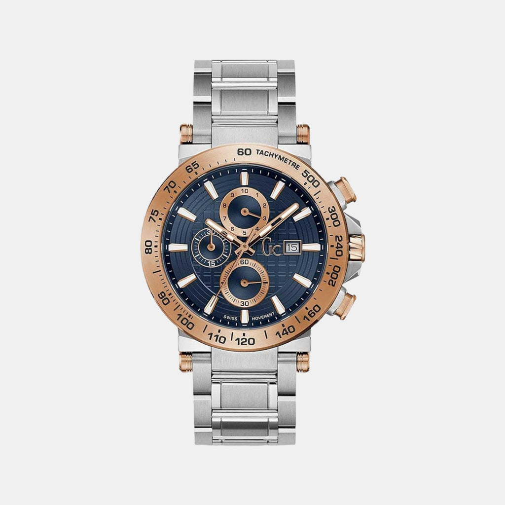 GC Round Blue Chronograph watch