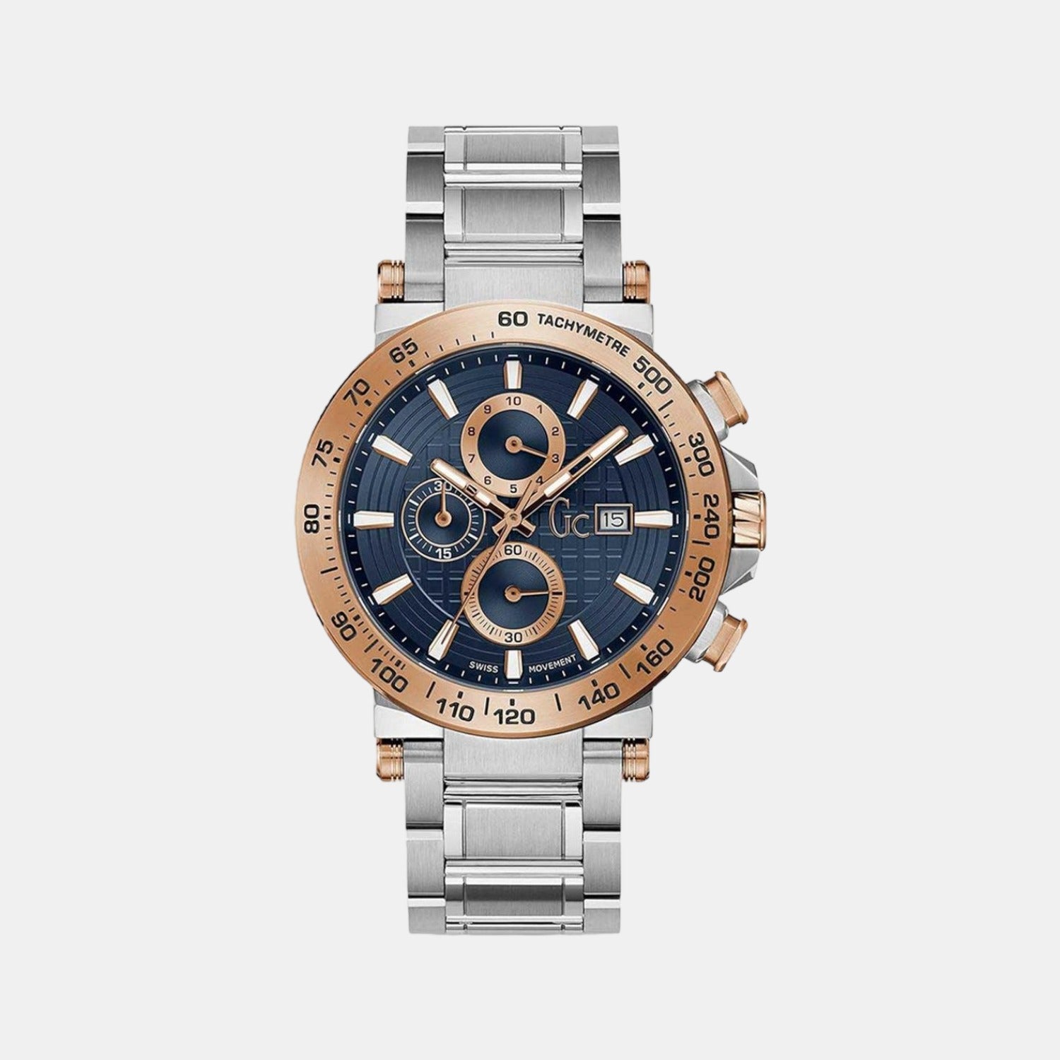 GC Round Blue Chronograph watch