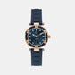 Female Blue Analog Silicon Watch Y41006L7MF