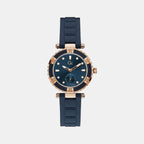 GC Round Blue Analog watch