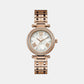 Female White Analog Stainless Steel Watch Y46003L1MF
