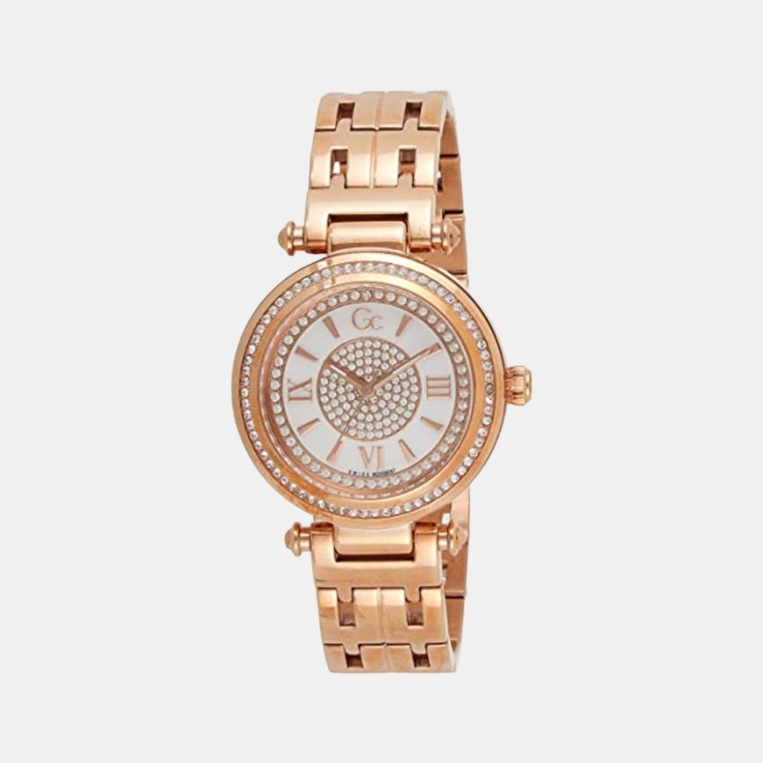 GC Round White Analog watch
