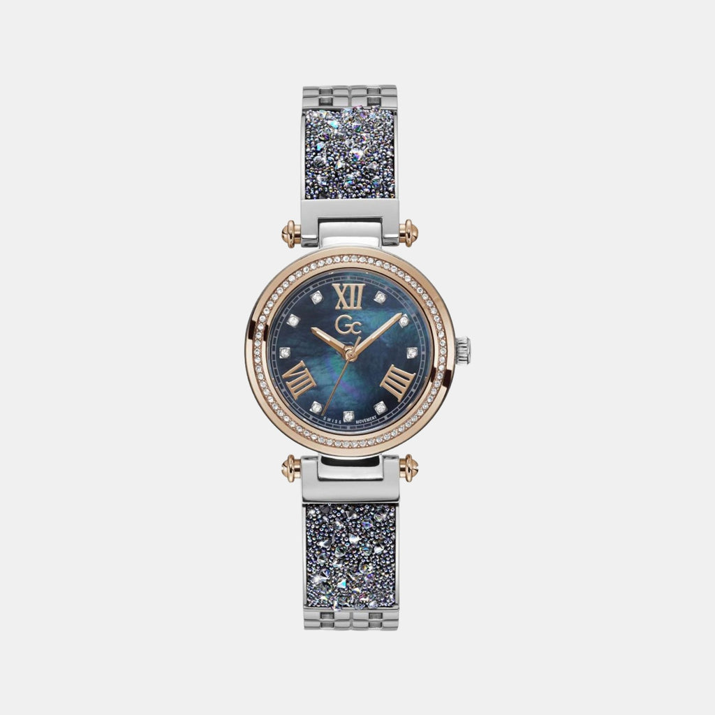 GC Round Blue Analog watch