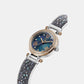 Female Blue Analog Stainless Steel Watch Y47012L7MF