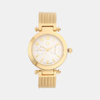 GC Round White Analog watch