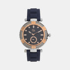 GC Round Black Analog watch