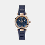 GC Round Blue Analog watch