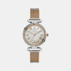 GC Round White Analog watch
