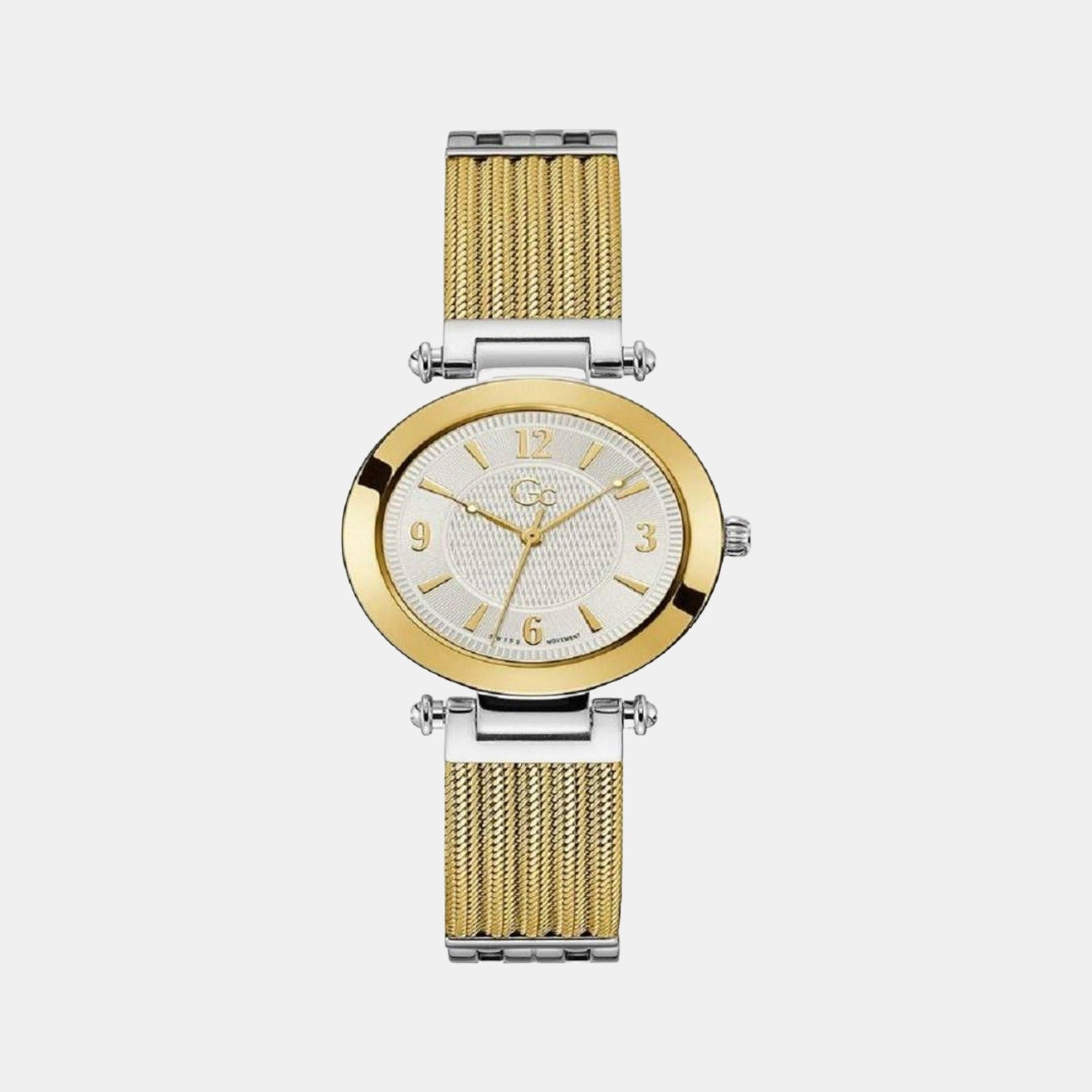 Female Silver Analog Stainless Steel Watch Y59005L1