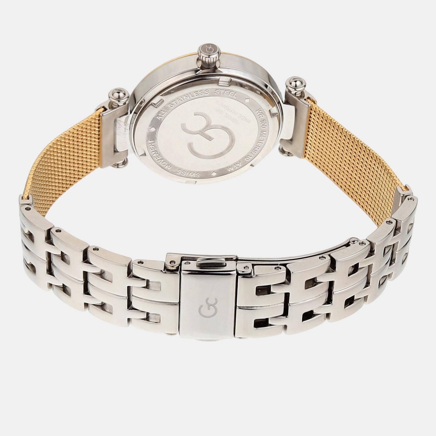 Women Quartz Silver Dial Analog Stainless Steel Watch Y59005L1