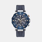GC Round Blue Chronograph watch