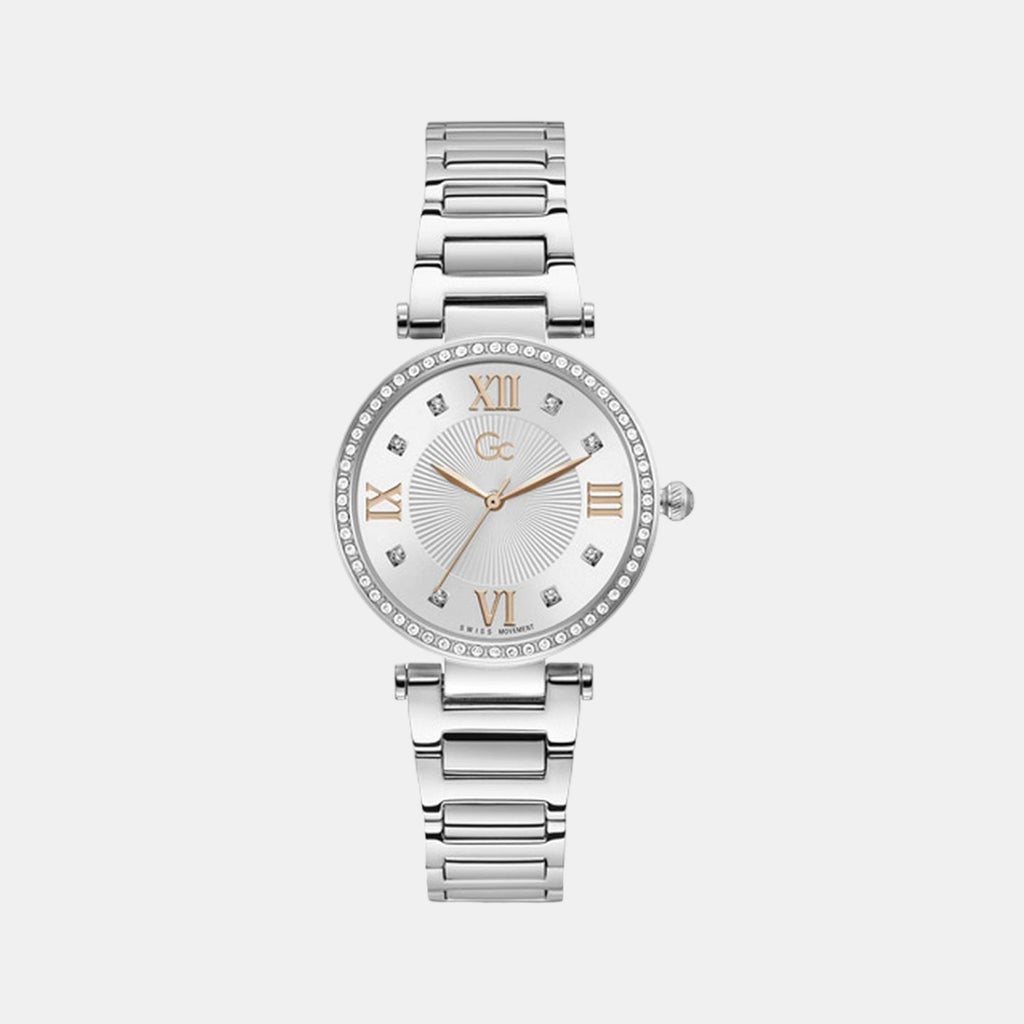 GC Round Silver Analog watch
