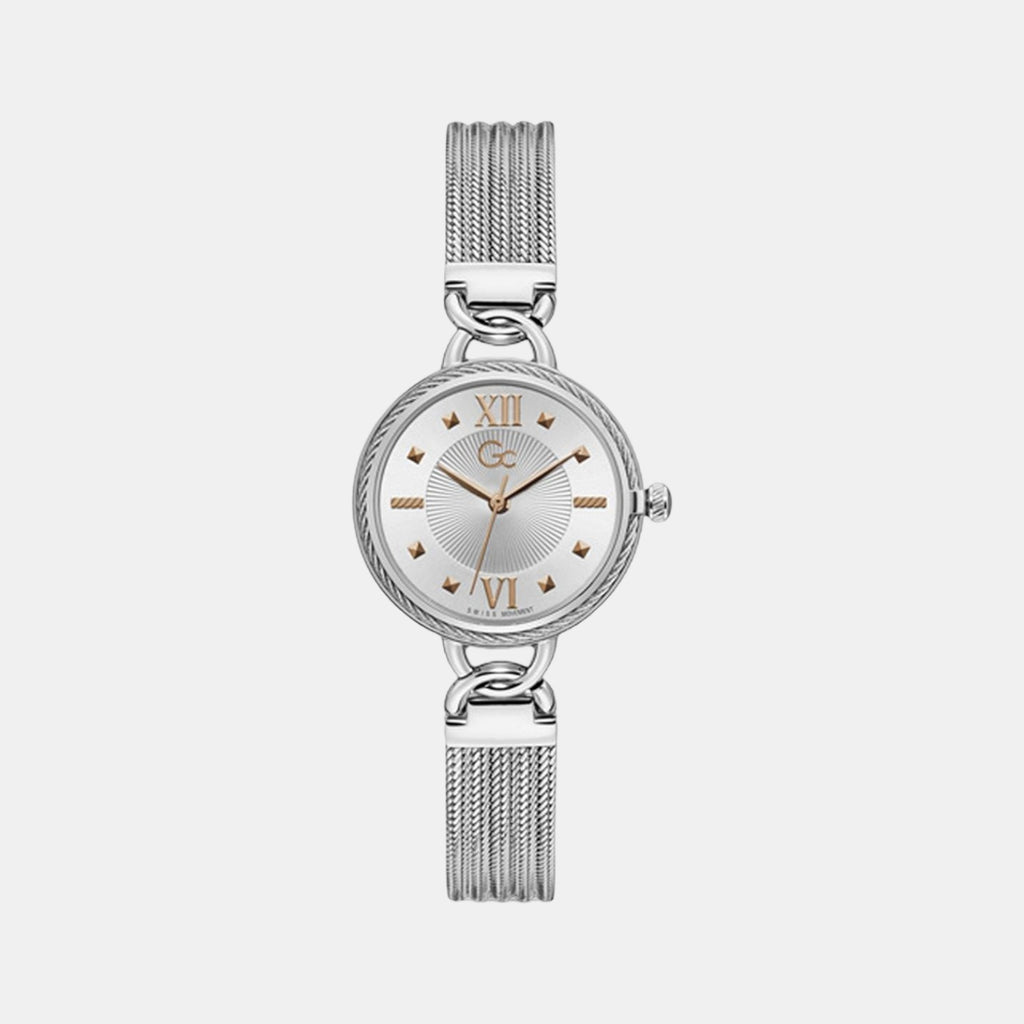 GC Round Silver Analog watch