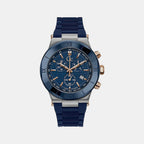 GC Round Blue Chronograph watch