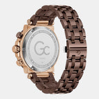 One Men Quartz Beige Dial Chronograph Stainless Steel Watch Y70010G1