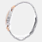 Prime Chic Women Quartz White Dial Analog Stainless Steel Watch Y78003L1MF