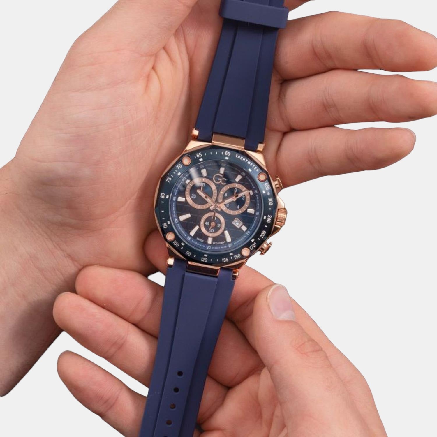 GC 45 mm Blue Quartz watch