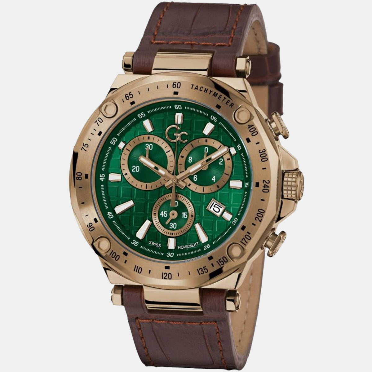 GC Leather Green watch