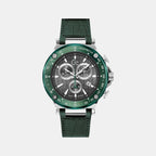 Spirit Sport Men Quartz Grey Dial Chronograph Leather Watch Y81011G5MF