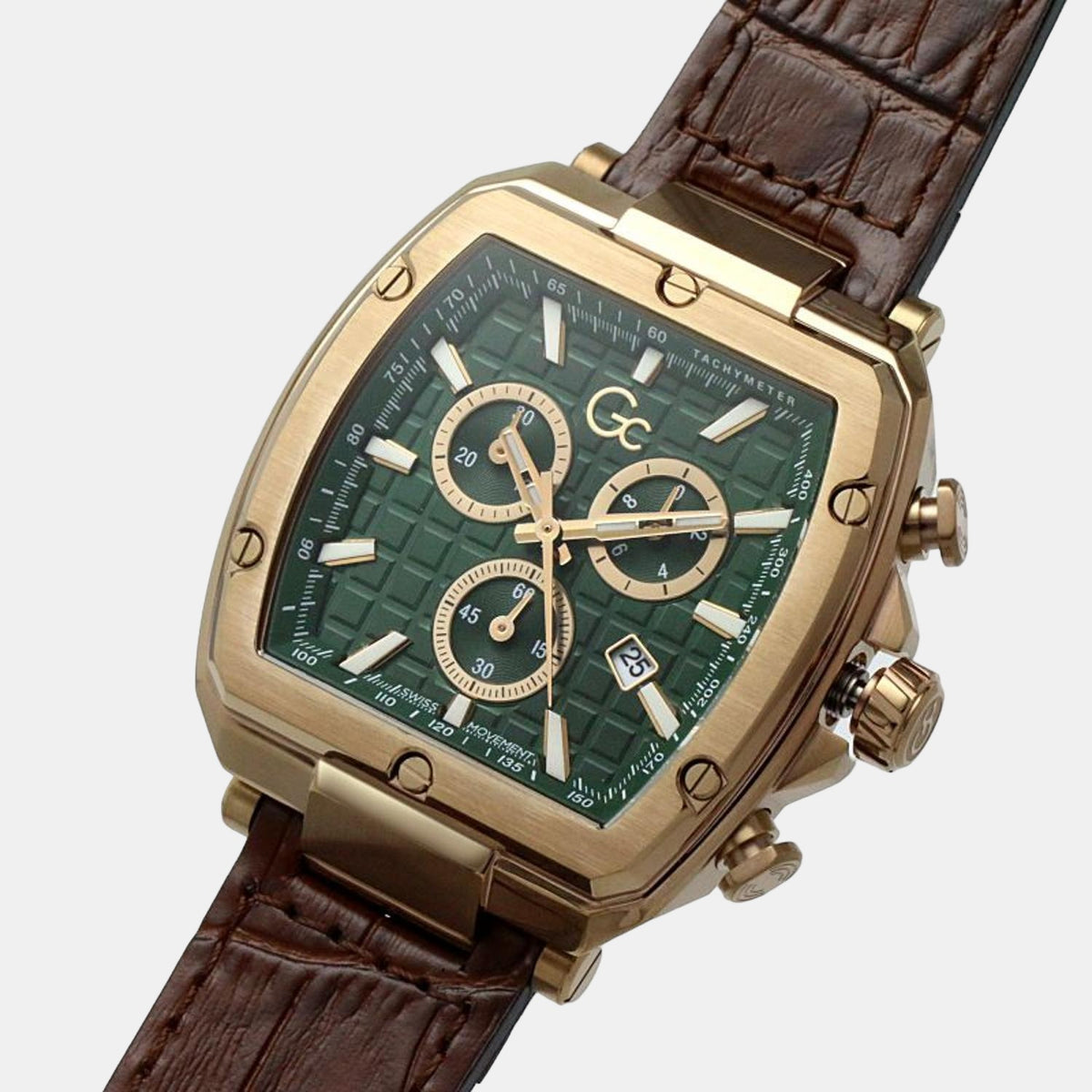 GC 44 mm Brown Quartz watch