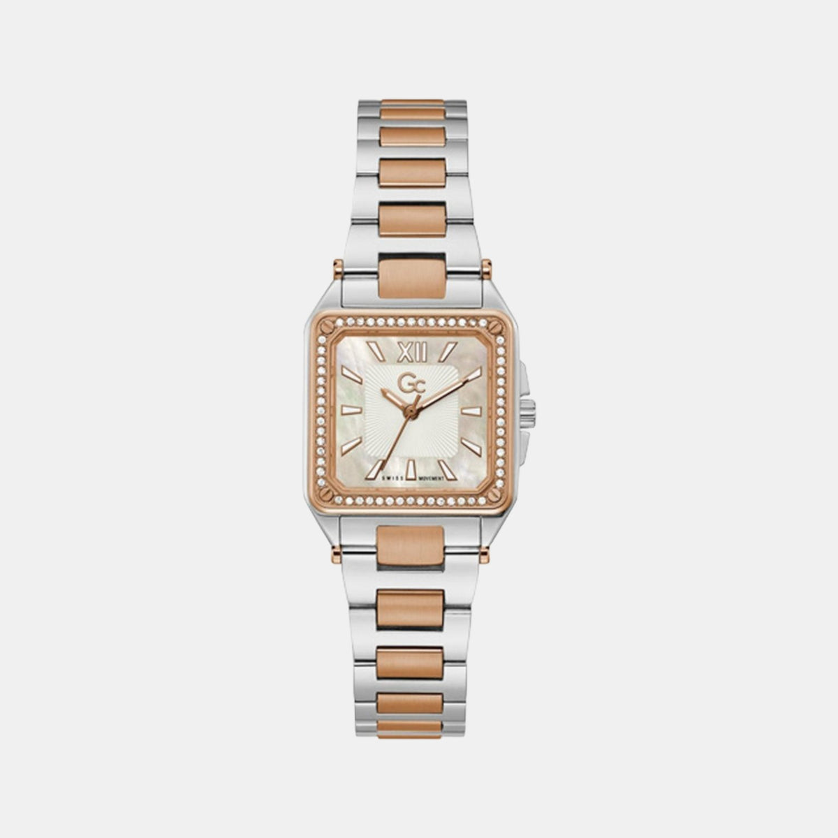 GC Round White Analog watch