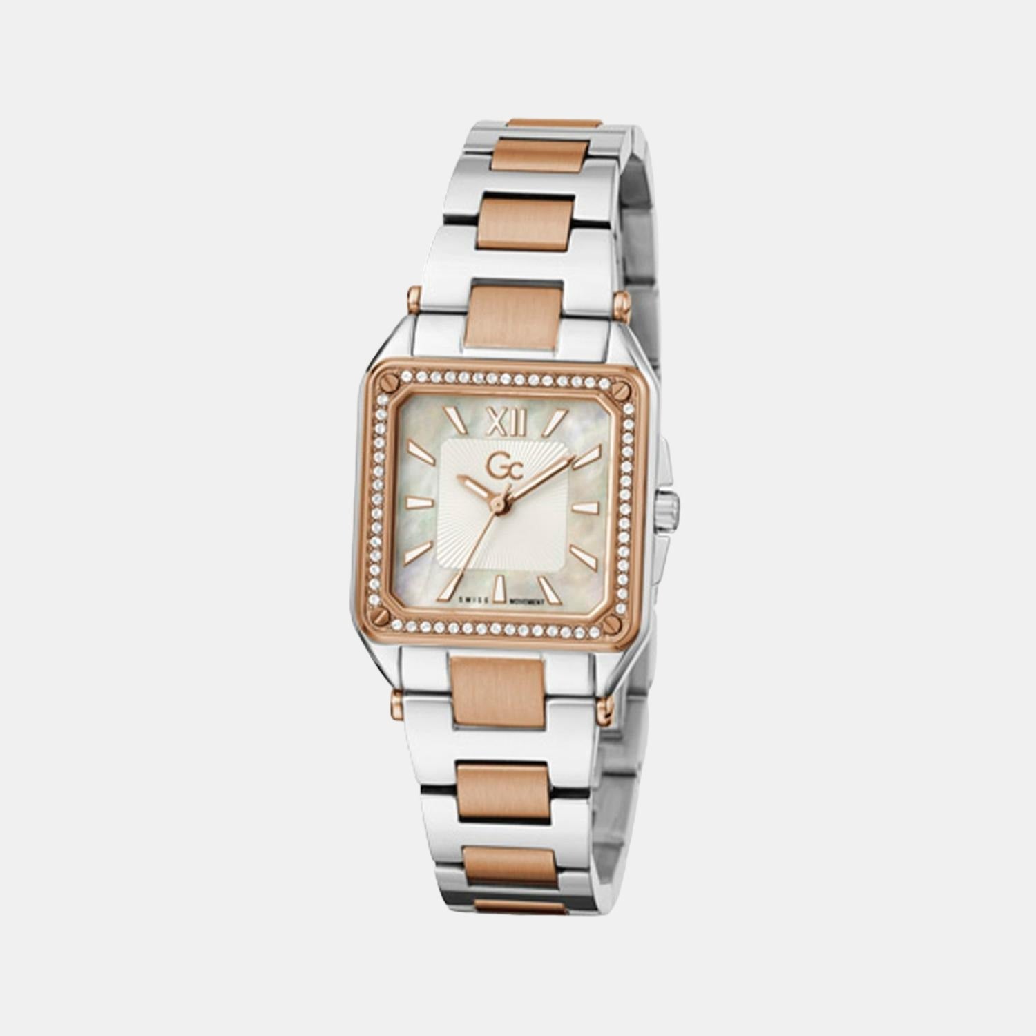 GC Women Round White watch