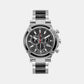 CableSport Men Quartz Black Dial Chronograph Stainless Steel Watch Y89001G2MF
