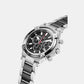CableSport Men Quartz Black Dial Chronograph Stainless Steel Watch Y89001G2MF