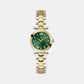 Gc Illusion Women Quartz Green Dial Analog Stainless Steel Watch Y93007L9