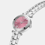 Gc Dress Women Quartz Pink Dial Analog Stainless Steel Watch Y93008L3