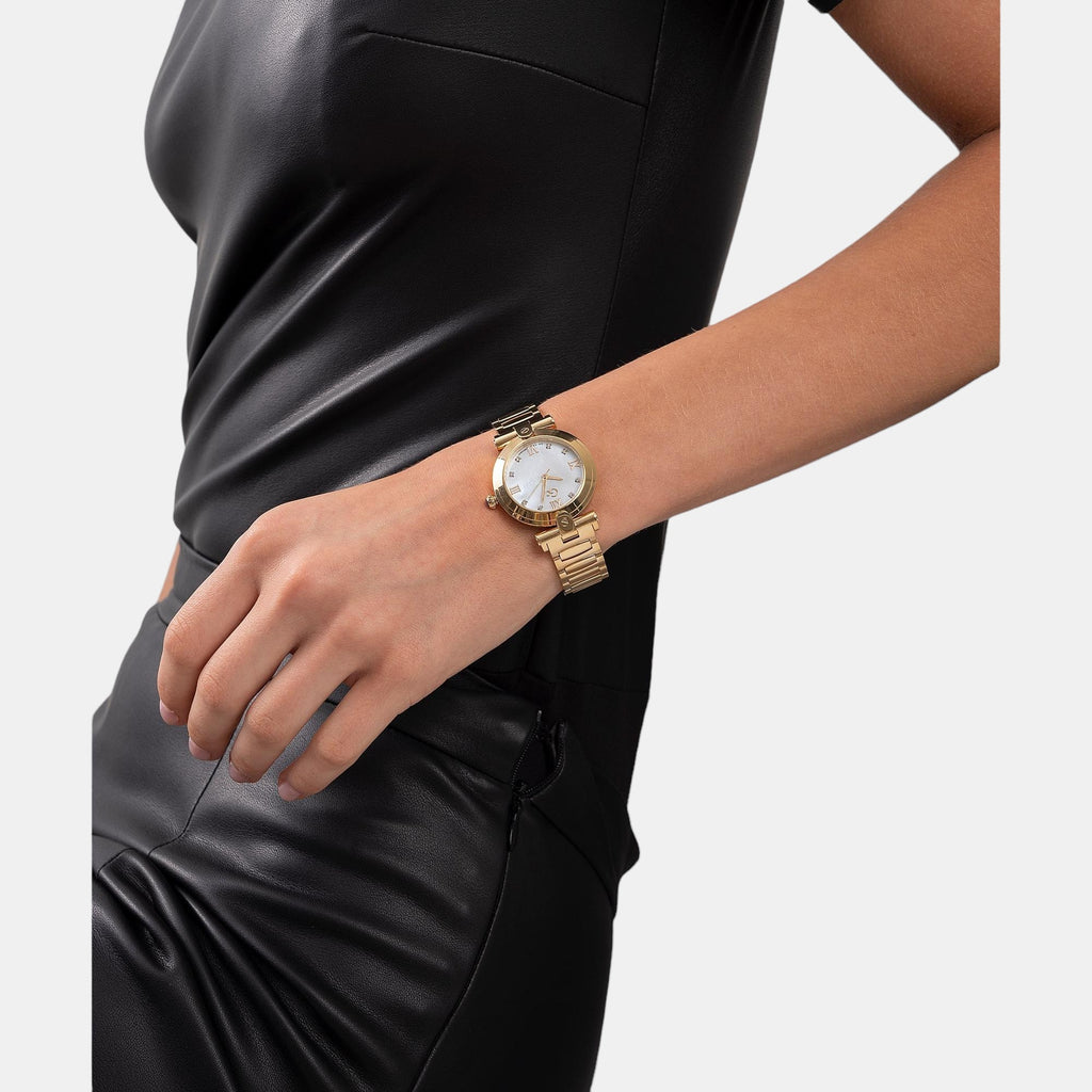 Fusion Women Quartz White Dial Analog Stainless Steel Watch Y96002L1MF