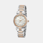 GC Round White Analog watch