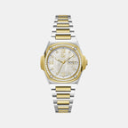 GC Round White Analog watch