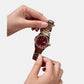 Coussin Shape Lady Women Quartz Red Dial Analog Stainless Steel Watch Y98009L3MF