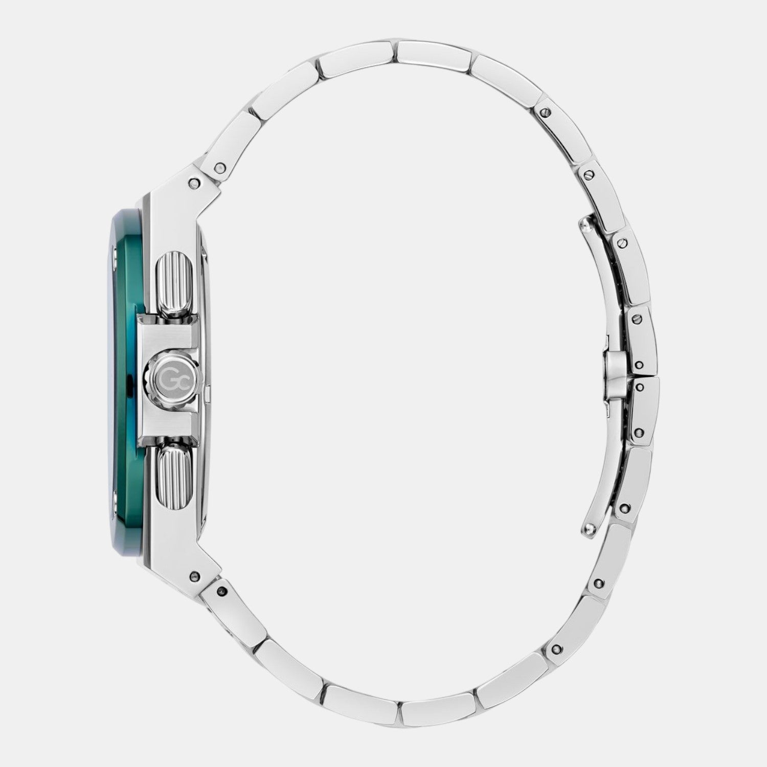 Gc Coussin Shape Women Quartz Grey Dial Chronograph Stainless Steel Watch Y99022G5MF