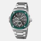 Gc Coussin Shape Women Quartz Grey Dial Chronograph Stainless Steel Watch Y99022G5MF