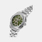 Sportchic Men Quartz Green Dial Chronograph Stainless Steel Watch Y99024G9