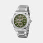 Sportchic Men Quartz Green Dial Chronograph Stainless Steel Watch Y99024G9