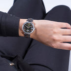 Flair Women Quartz Green Dial Analog Stainless Steel Watch Z01010L9MF