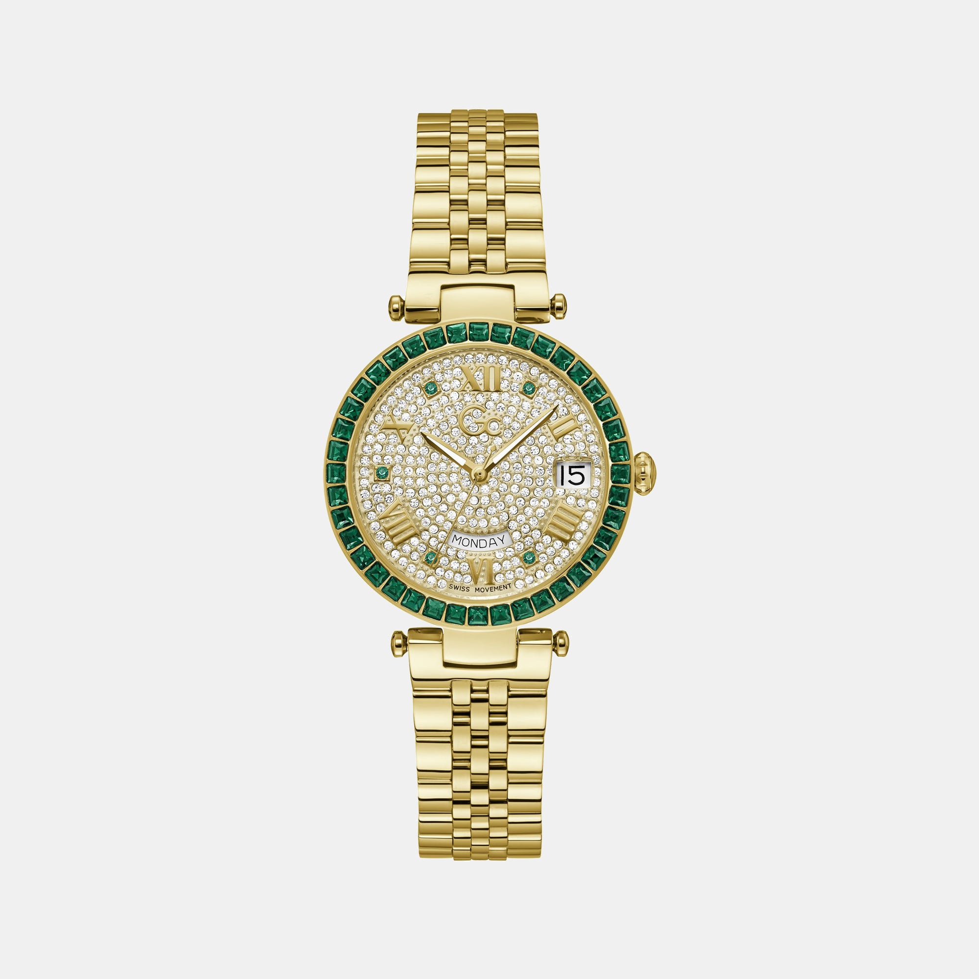 GC Round White Analog watch