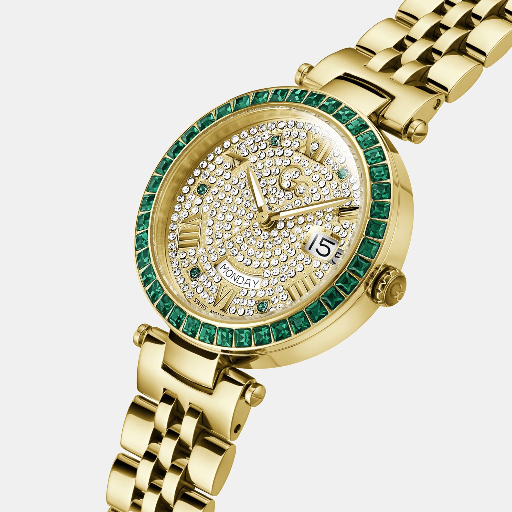 GC Women Round White watch