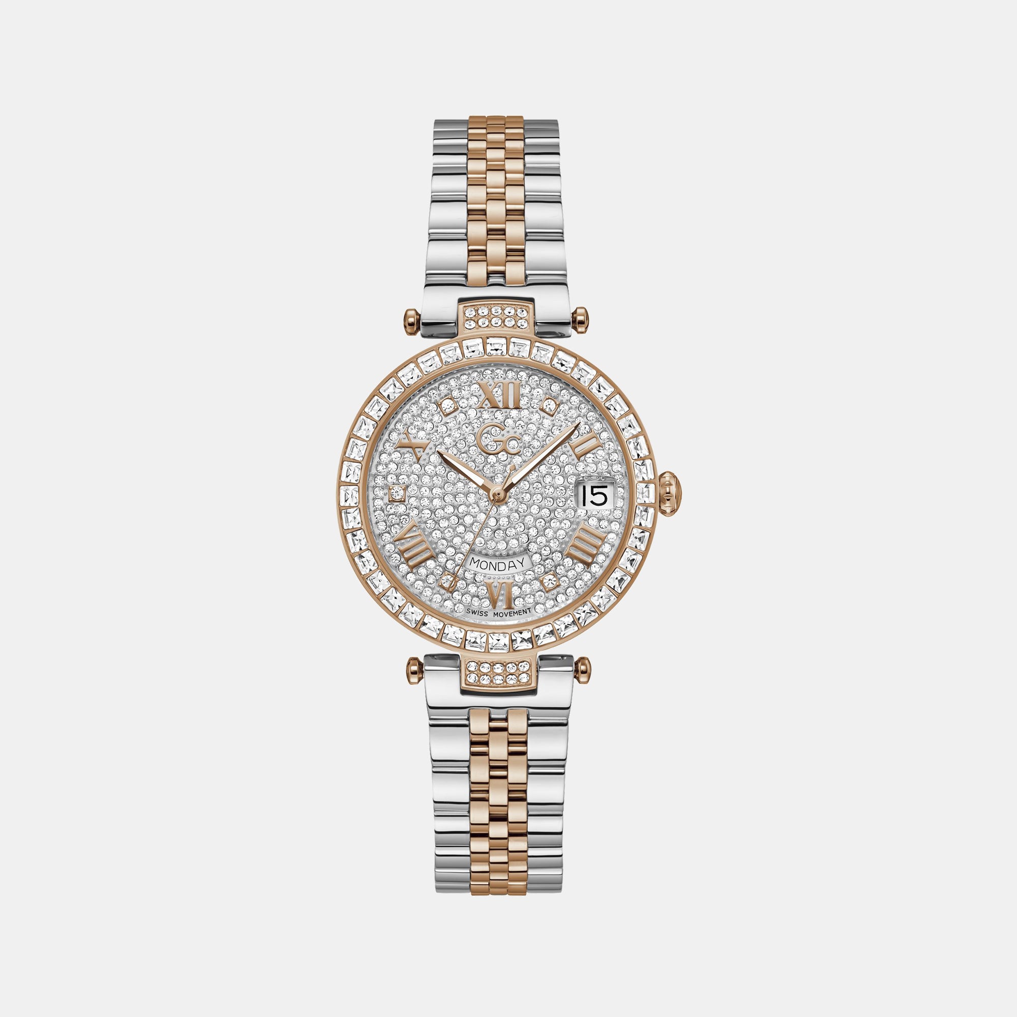 GC Round White Analog watch