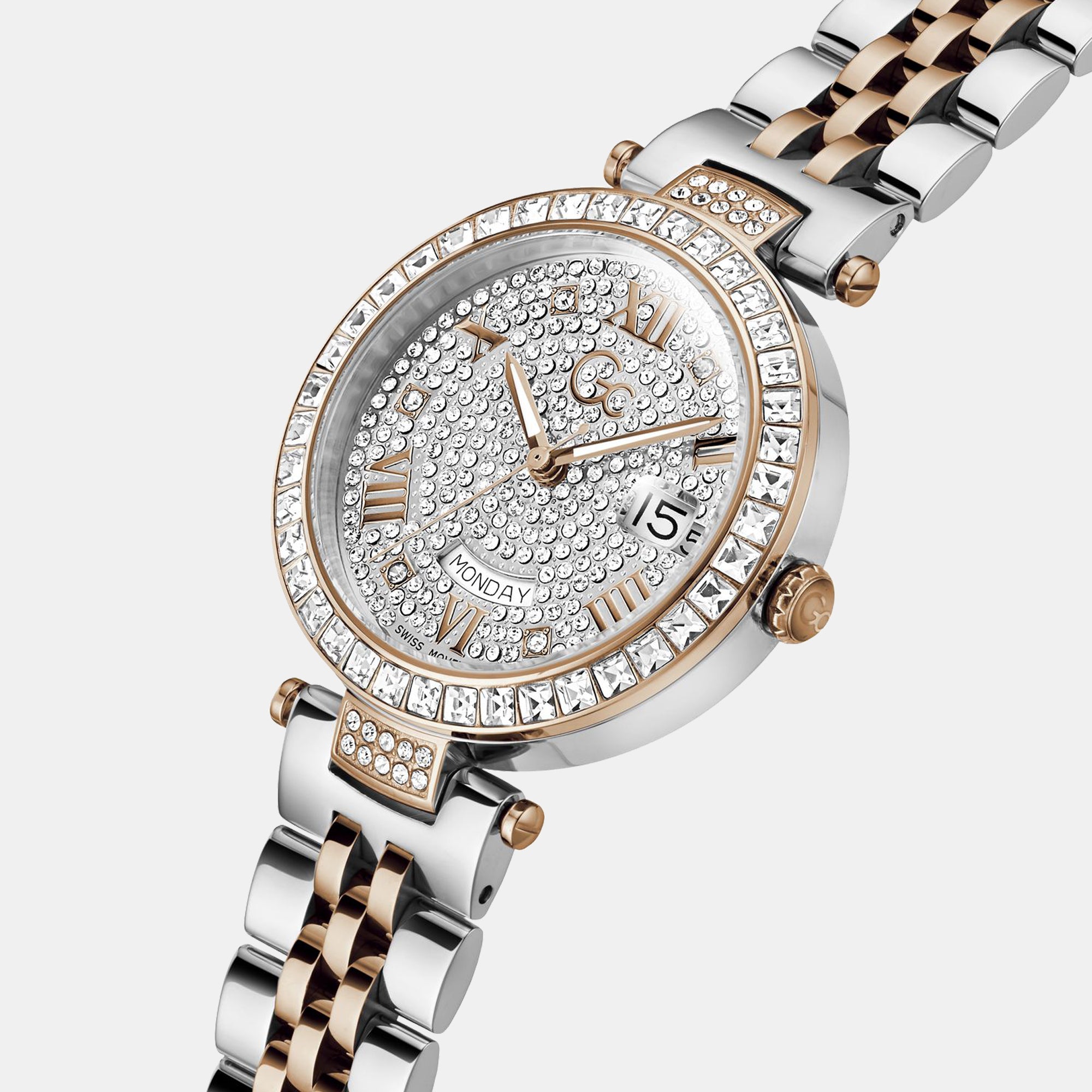 GC Women Round White watch