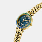 Gc Flair Women Quartz Blue Dial Analog Stainless Steel Watch Z01021L7MF