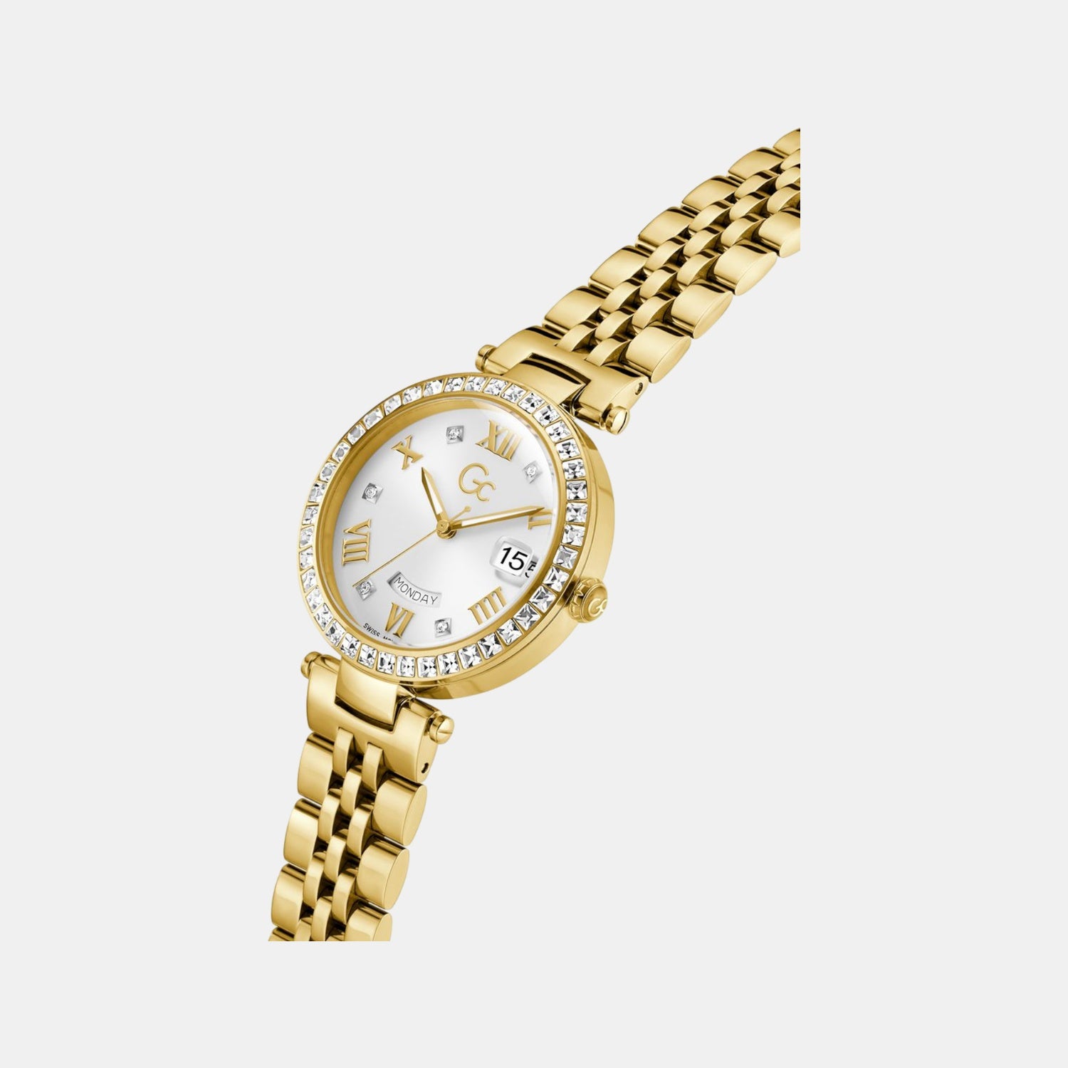 Flair Women Quartz White Dial Analog Stainless Steel Watch Z01022L6