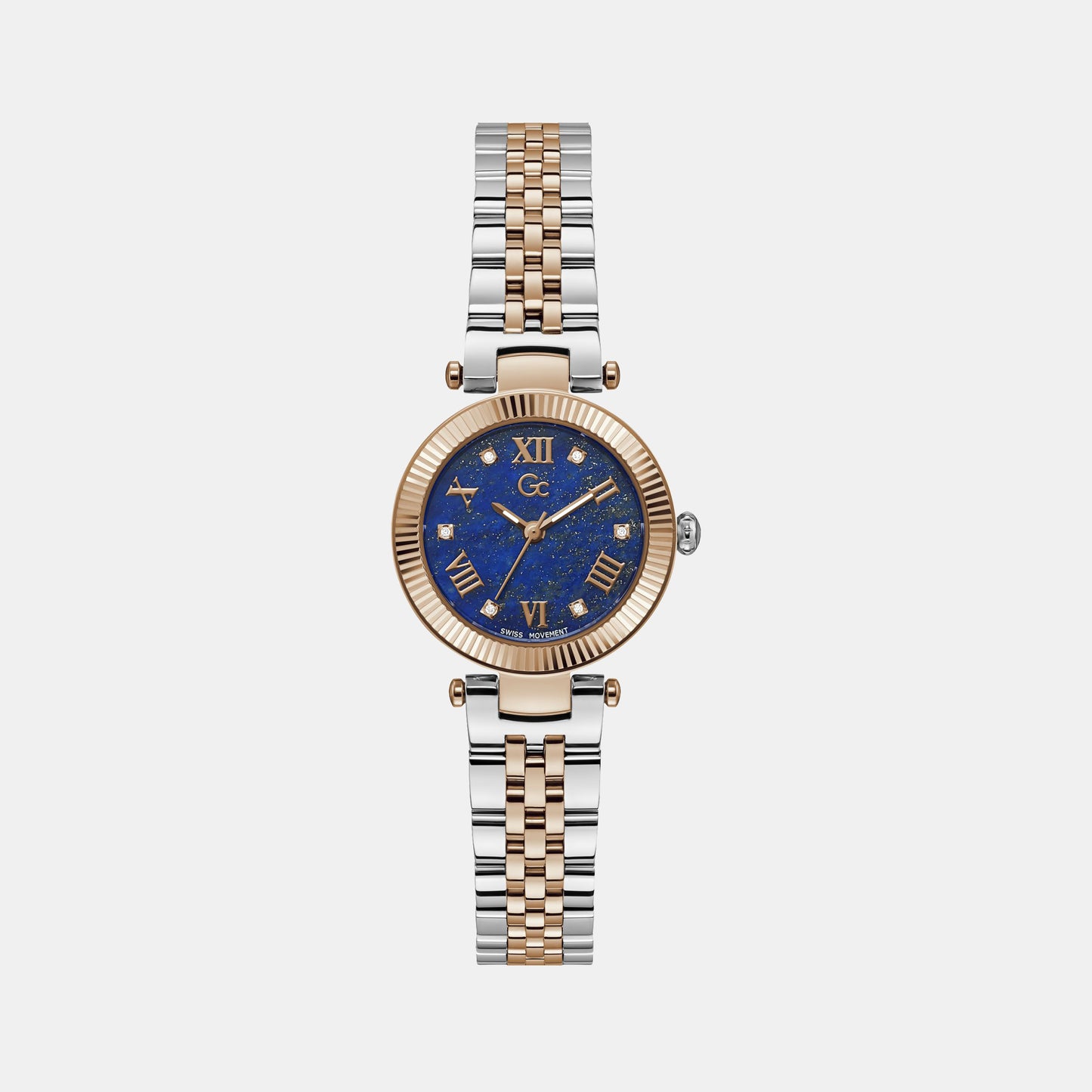 Female Blue Analog Stainless Steel Watch Z02004L7MF